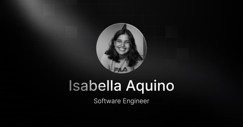 Welcoming Isabella Aquino, our new Software Engineer